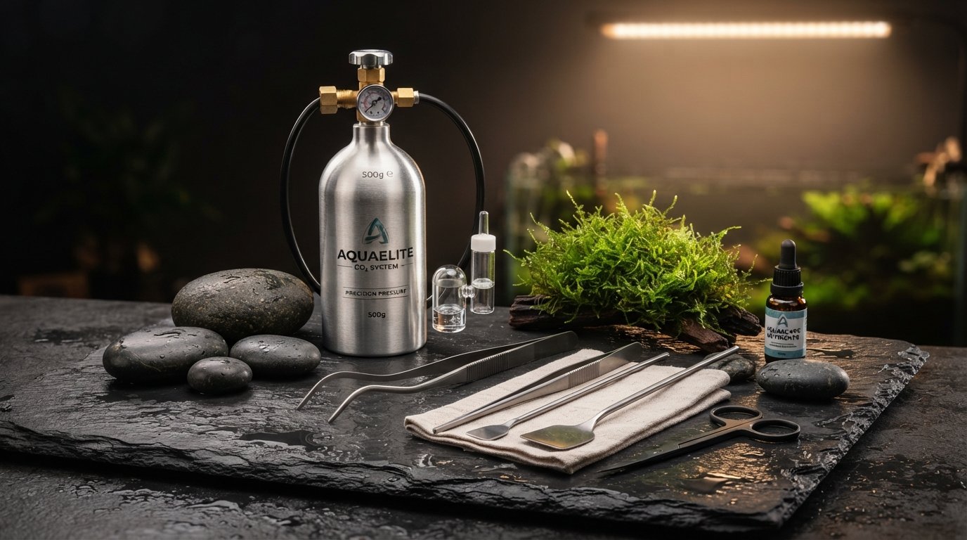 DIY generátor CO2 z nerezové oceli s počítadlem bublin a difuzérem